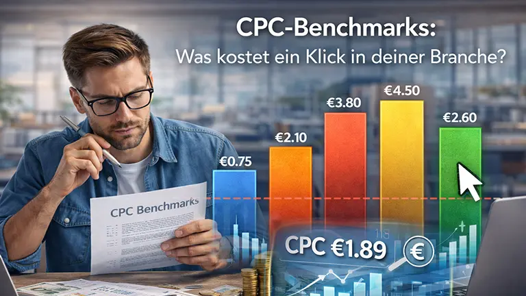 CPC-Benchmarks: Was kostet ein Klick in deiner Branche?