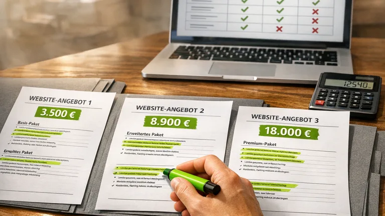 Website erstellen lassen Kosten